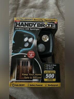 Handy Brite Cordless LED Spotlight - Black